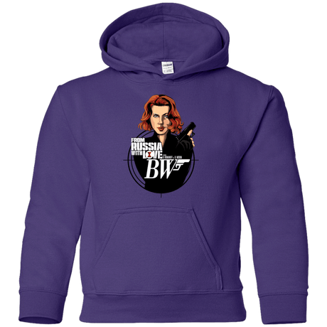 Sweatshirts Purple / YS From Russia with Love Youth Hoodie