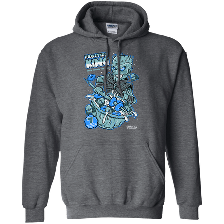 Sweatshirts Dark Heather / S Frostie's King Pullover Hoodie