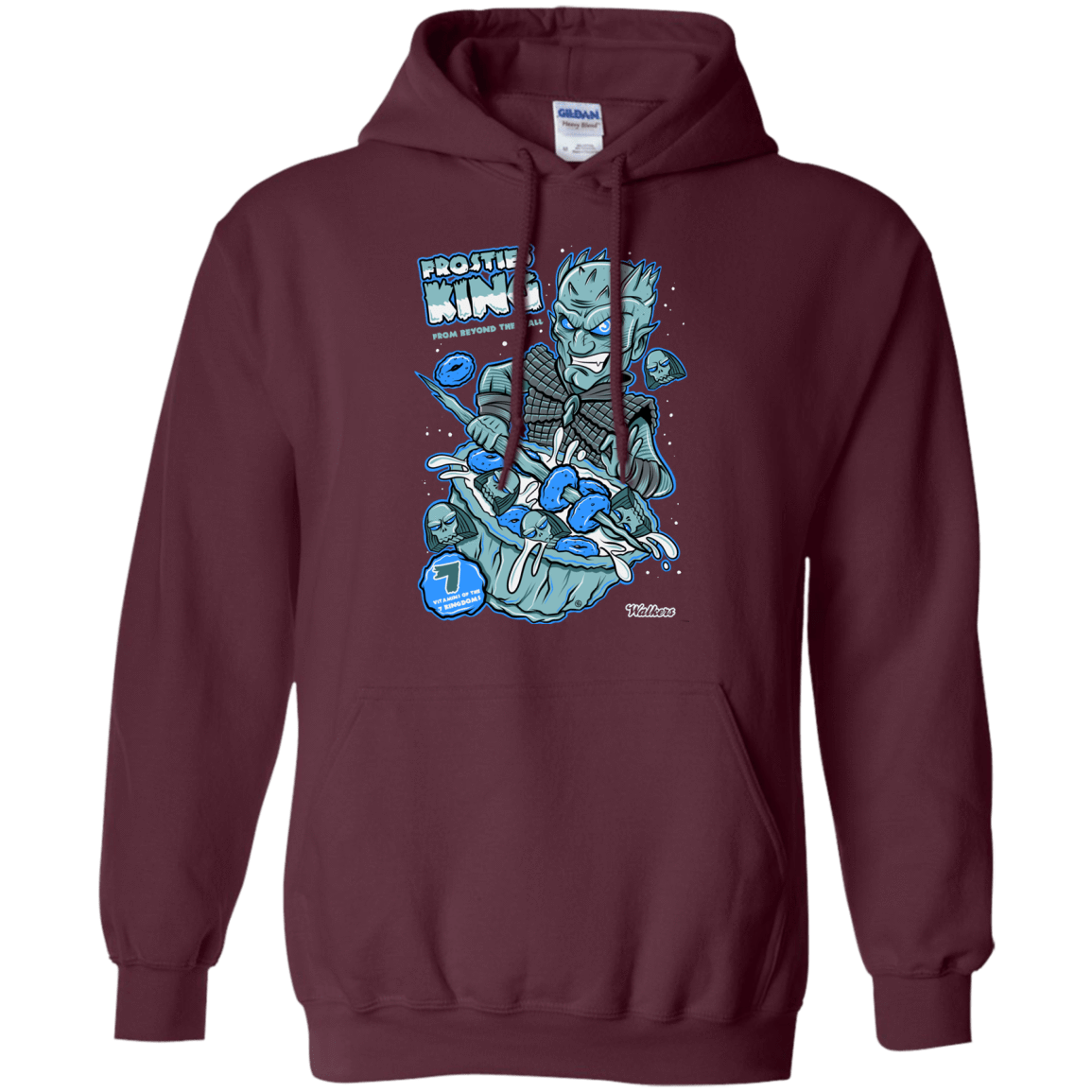 Sweatshirts Maroon / S Frostie's King Pullover Hoodie