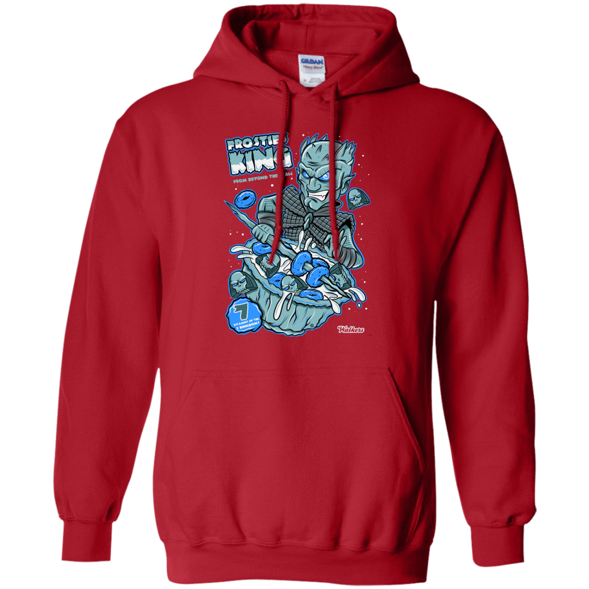 Sweatshirts Red / S Frostie's King Pullover Hoodie