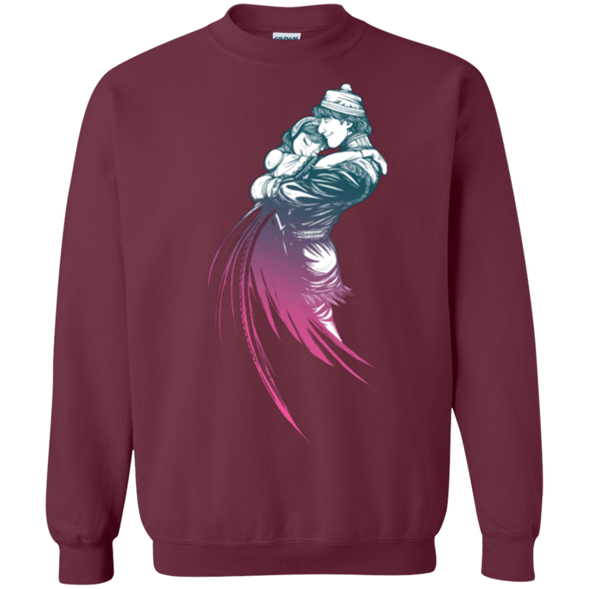Sweatshirts Maroon / Small Frozen Fantasy 2 Crewneck Sweatshirt