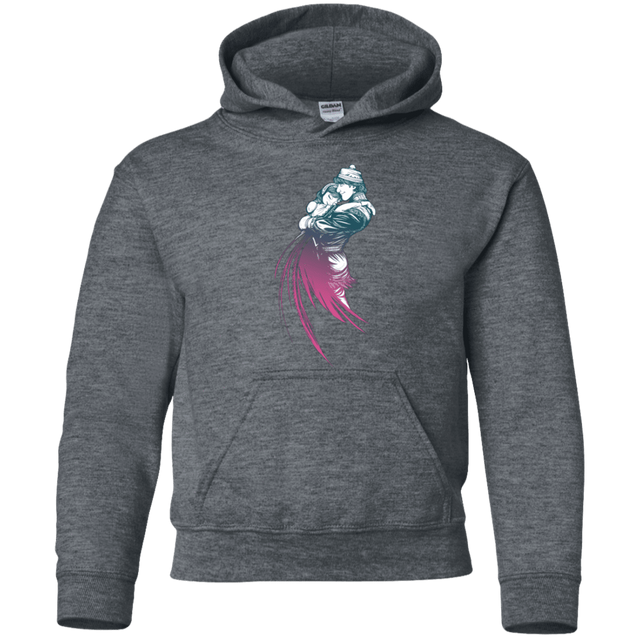 Sweatshirts Dark Heather / YS Frozen Fantasy 2 Youth Hoodie