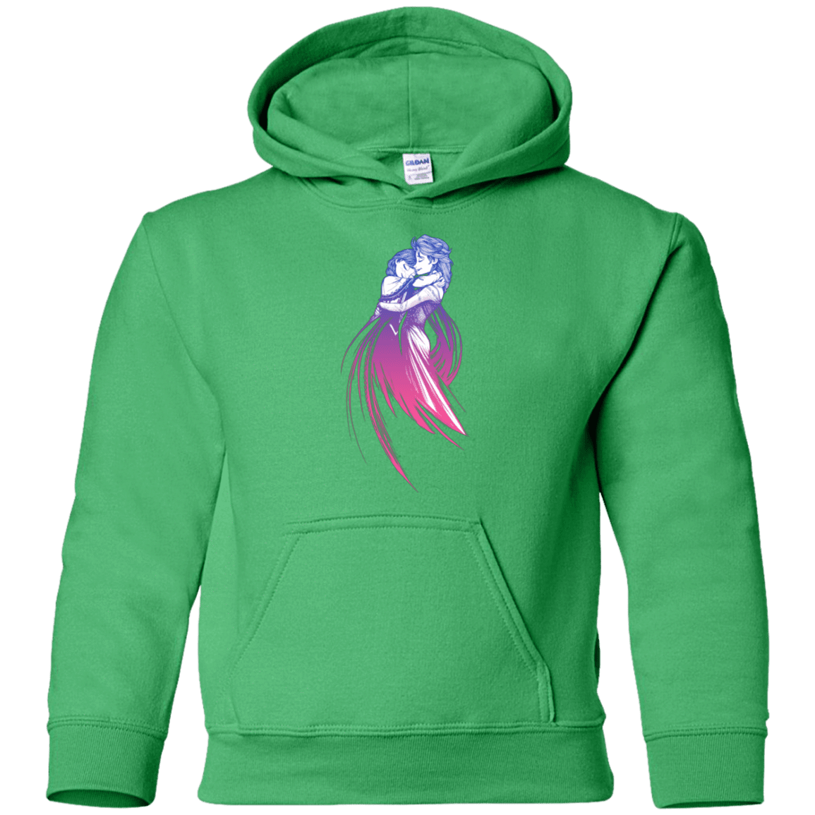Sweatshirts Irish Green / YS Frozen Fantasy 3 Youth Hoodie
