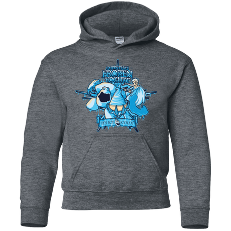 Sweatshirts Dark Heather / YS FROZEN YOGURT Youth Hoodie