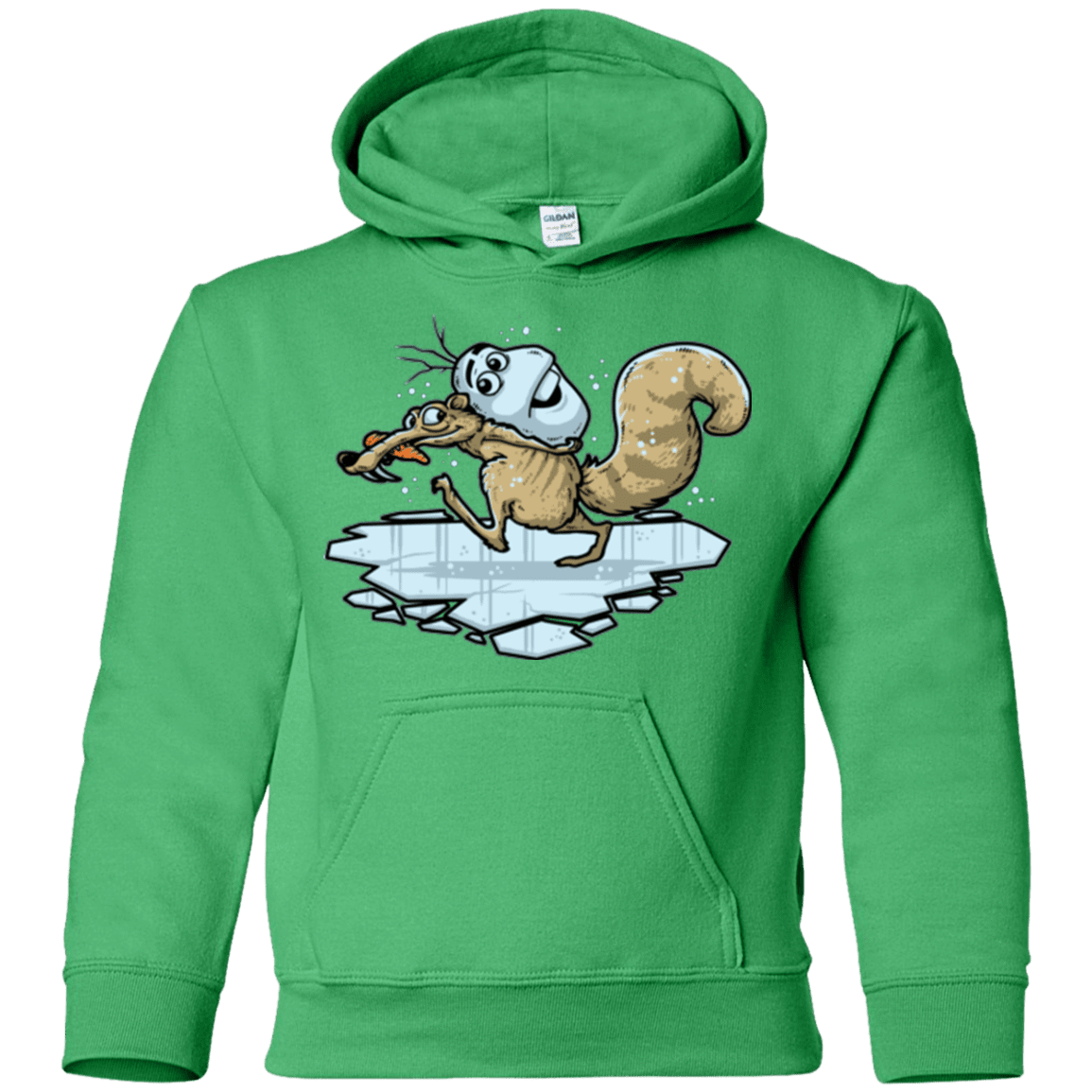 Sweatshirts Irish Green / YS FROZENAGE Youth Hoodie