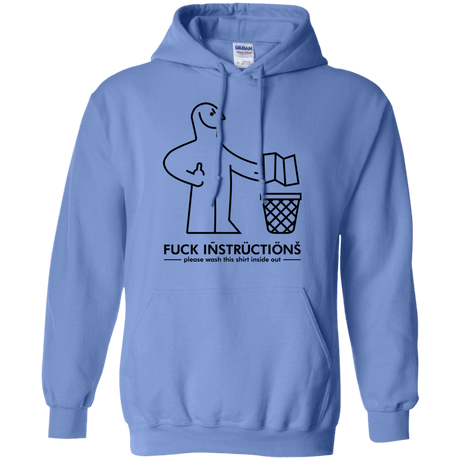 Sweatshirts Carolina Blue / S FuckInstructions Pullover Hoodie