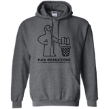 Sweatshirts Dark Heather / S FuckInstructions Pullover Hoodie