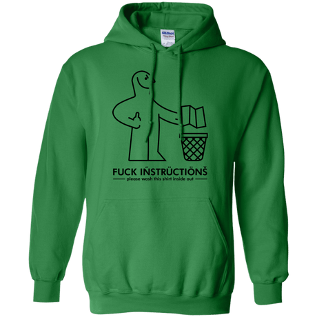 Sweatshirts Irish Green / S FuckInstructions Pullover Hoodie