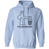 Sweatshirts Light Blue / S FuckInstructions Pullover Hoodie