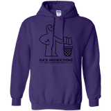 Sweatshirts Purple / S FuckInstructions Pullover Hoodie