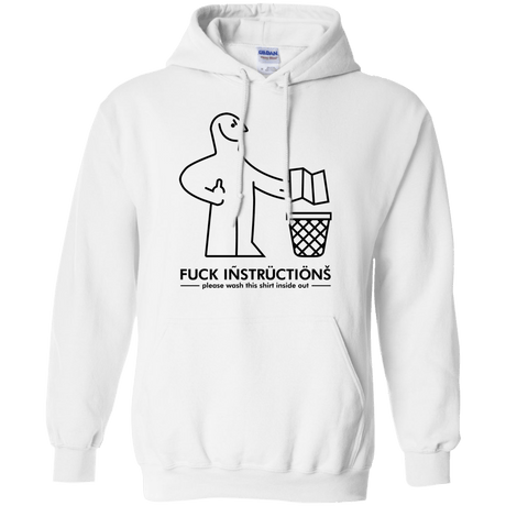 Sweatshirts White / S FuckInstructions Pullover Hoodie