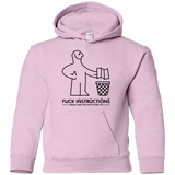 Sweatshirts Light Pink / YS FuckInstructions Youth Hoodie