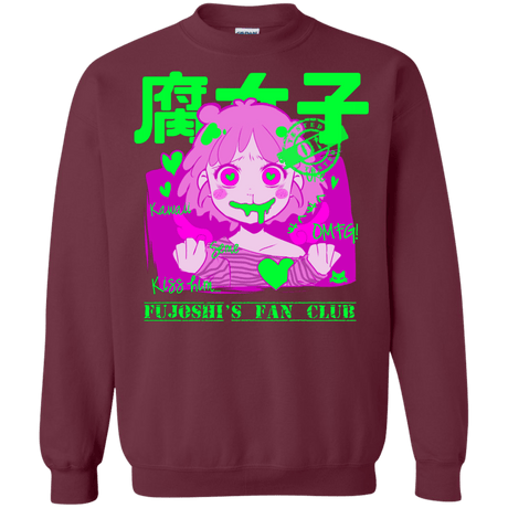 Sweatshirts Maroon / Small Fujoshi Crewneck Sweatshirt