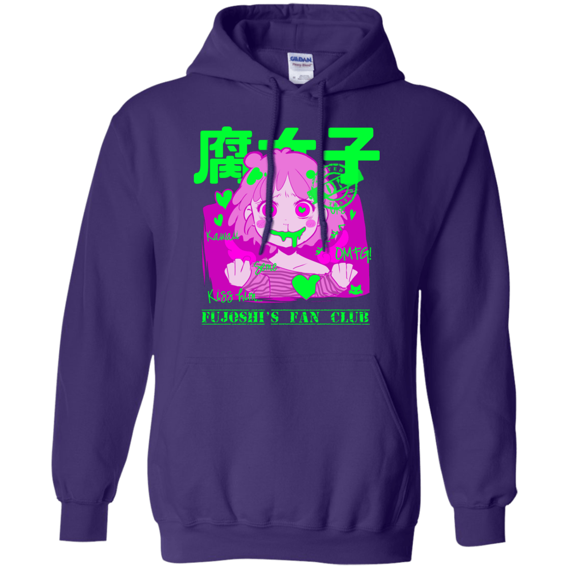 Sweatshirts Purple / Small Fujoshi Pullover Hoodie