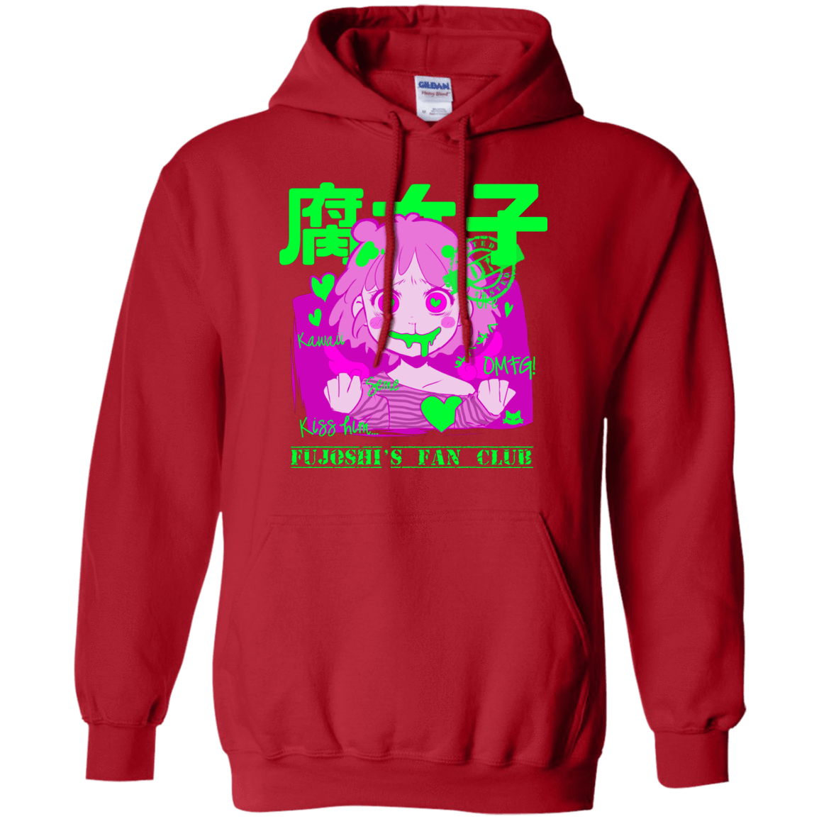 Sweatshirts Red / Small Fujoshi Pullover Hoodie