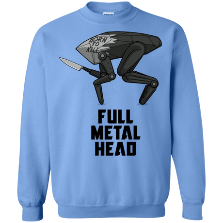 Sweatshirts Carolina Blue / S Full Metal Head Crewneck Sweatshirt