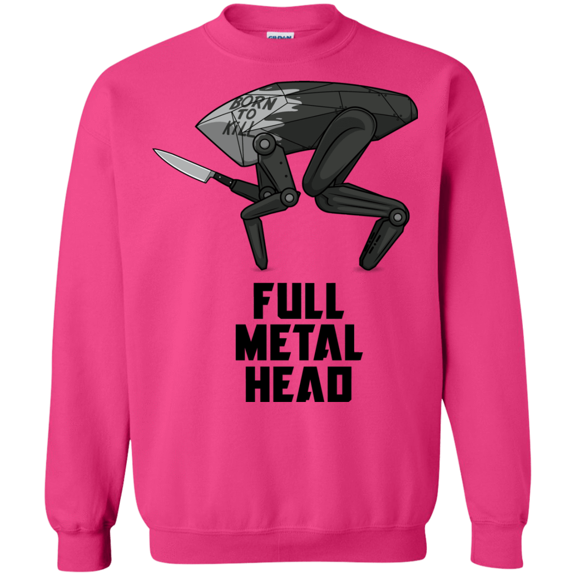 Sweatshirts Heliconia / S Full Metal Head Crewneck Sweatshirt