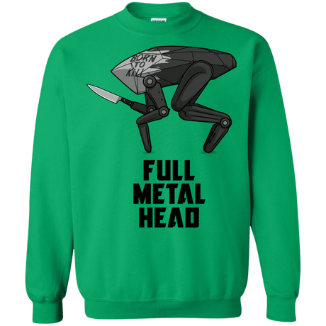 Sweatshirts Irish Green / S Full Metal Head Crewneck Sweatshirt