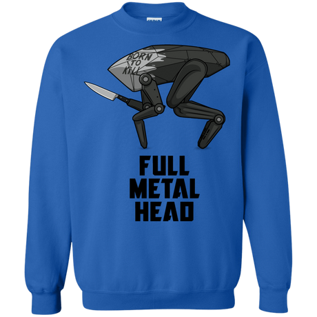 Sweatshirts Royal / S Full Metal Head Crewneck Sweatshirt