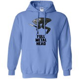 Sweatshirts Carolina Blue / S Full Metal Head Pullover Hoodie