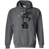 Sweatshirts Dark Heather / S Full Metal Head Pullover Hoodie