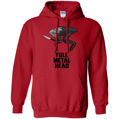Sweatshirts Red / S Full Metal Head Pullover Hoodie