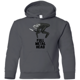 Sweatshirts Charcoal / YS Full Metal Head Youth Hoodie