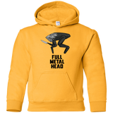 Sweatshirts Gold / YS Full Metal Head Youth Hoodie