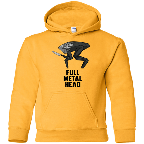Sweatshirts Gold / YS Full Metal Head Youth Hoodie