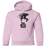 Sweatshirts Light Pink / YS Full Metal Head Youth Hoodie