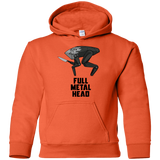 Sweatshirts Orange / YS Full Metal Head Youth Hoodie