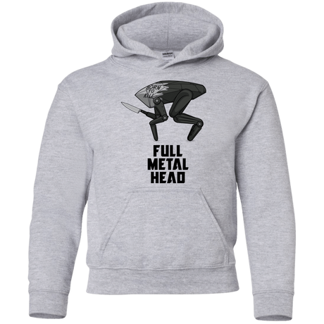 Sweatshirts Sport Grey / YS Full Metal Head Youth Hoodie