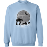 Sweatshirts Light Blue / Small Full Moon Over Empire Crewneck Sweatshirt