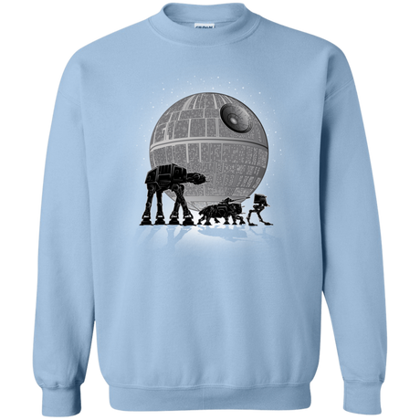 Sweatshirts Light Blue / Small Full Moon Over Empire Crewneck Sweatshirt