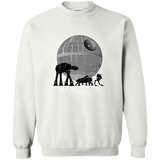 Sweatshirts White / Small Full Moon Over Empire Crewneck Sweatshirt