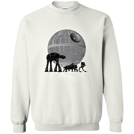Sweatshirts White / Small Full Moon Over Empire Crewneck Sweatshirt