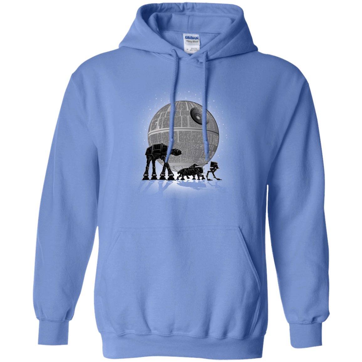 Sweatshirts Carolina Blue / Small Full Moon Over Empire Pullover Hoodie