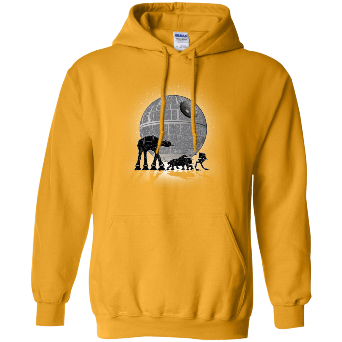 Sweatshirts Gold / Small Full Moon Over Empire Pullover Hoodie