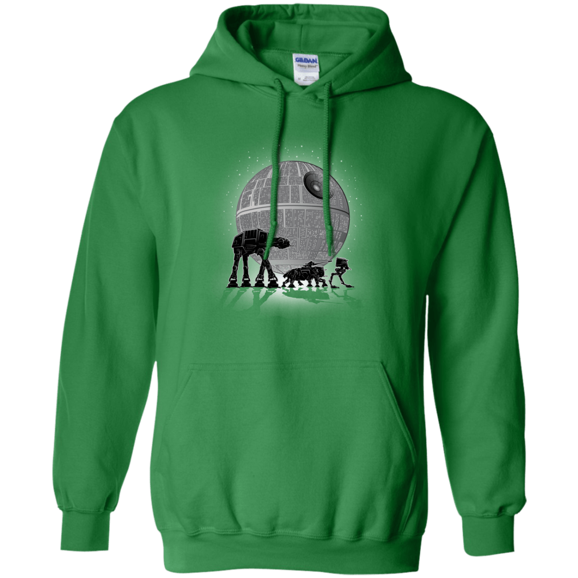 Sweatshirts Irish Green / Small Full Moon Over Empire Pullover Hoodie