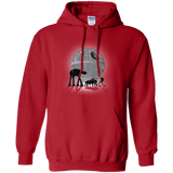 Sweatshirts Red / Small Full Moon Over Empire Pullover Hoodie