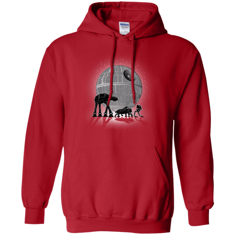 Sweatshirts Red / Small Full Moon Over Empire Pullover Hoodie