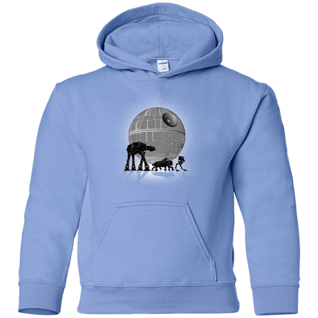 Sweatshirts Carolina Blue / YS Full Moon Over Empire Youth Hoodie