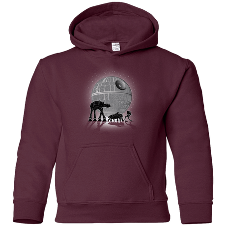 Sweatshirts Maroon / YS Full Moon Over Empire Youth Hoodie