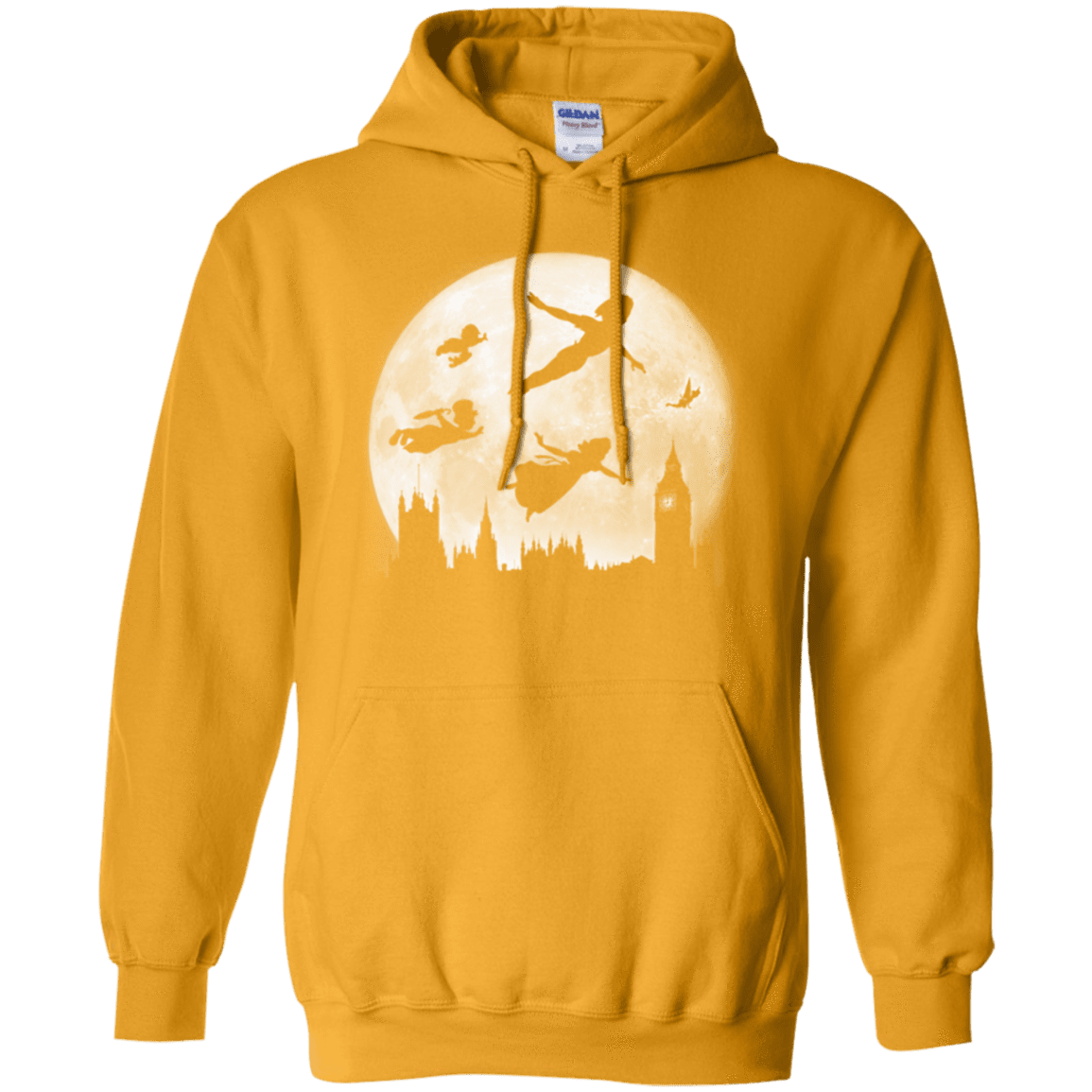 Sweatshirts Gold / Small Full Moon over London Pullover Hoodie