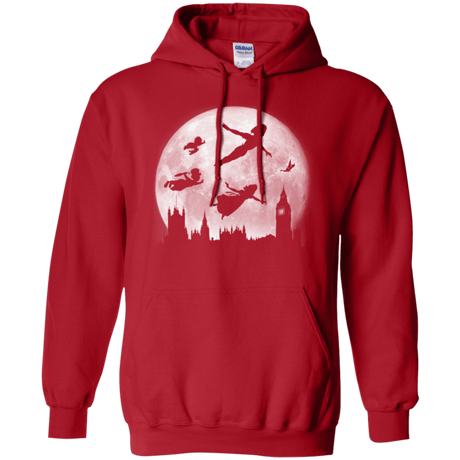 Sweatshirts Red / Small Full Moon over London Pullover Hoodie