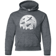 Sweatshirts Dark Heather / YS Full Moon over London Youth Hoodie