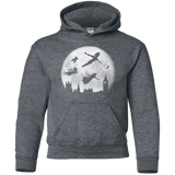 Sweatshirts Dark Heather / YS Full Moon over London Youth Hoodie