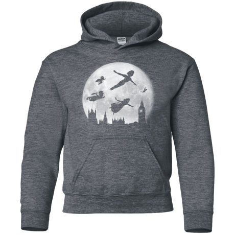 Sweatshirts Dark Heather / YS Full Moon over London Youth Hoodie