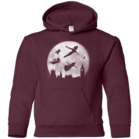Sweatshirts Maroon / YS Full Moon over London Youth Hoodie