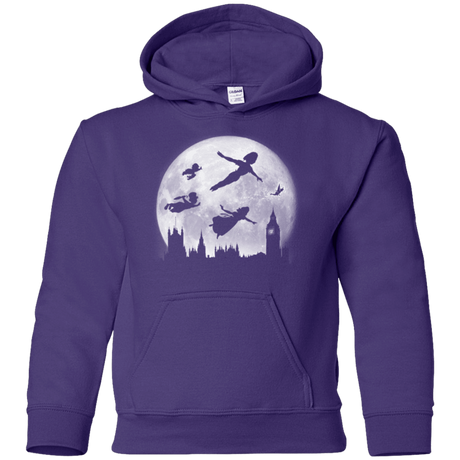 Sweatshirts Purple / YS Full Moon over London Youth Hoodie